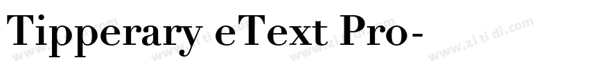 Tipperary eText Pro字体转换 Tipperary eText Pro字体转换